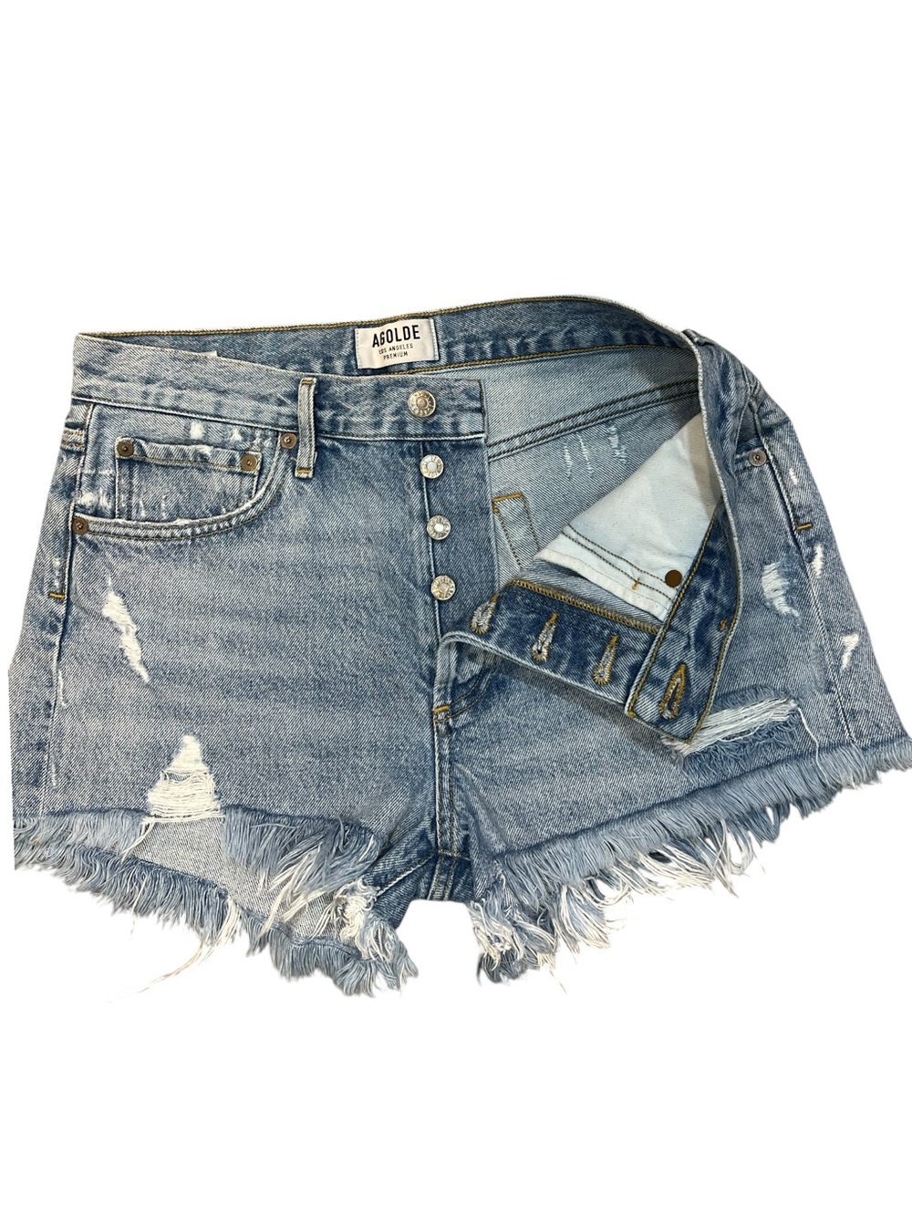 Agolde PARKER‎ VINTAGE CUT OFF SHORT IN SWAPMEET - Picture 11 of 16